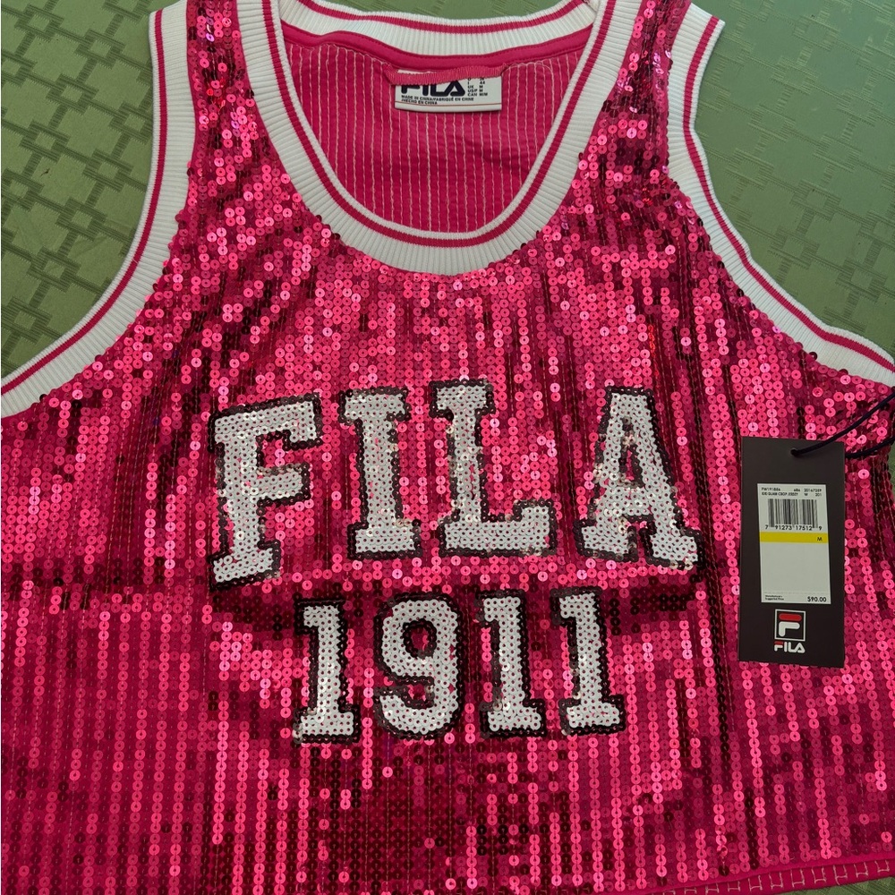 Fila sequin top